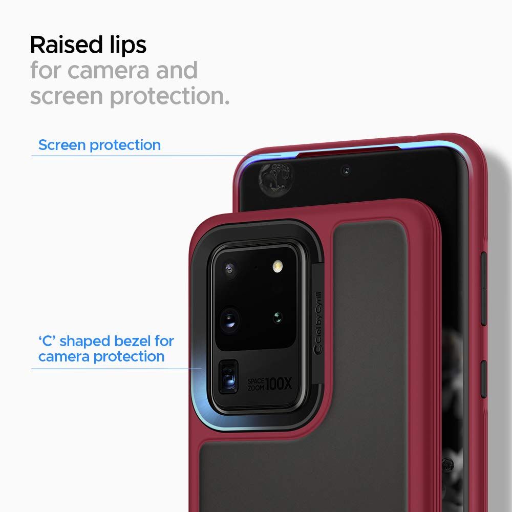 Spigen Ciel Color Brick Galaxy S20 Ultra Burgundy Samsung S20 Ultra / 6 Spigen Ciel Color Brick Galaxy S20 Ultra Burgundy Samsung S20 Ultra / 6