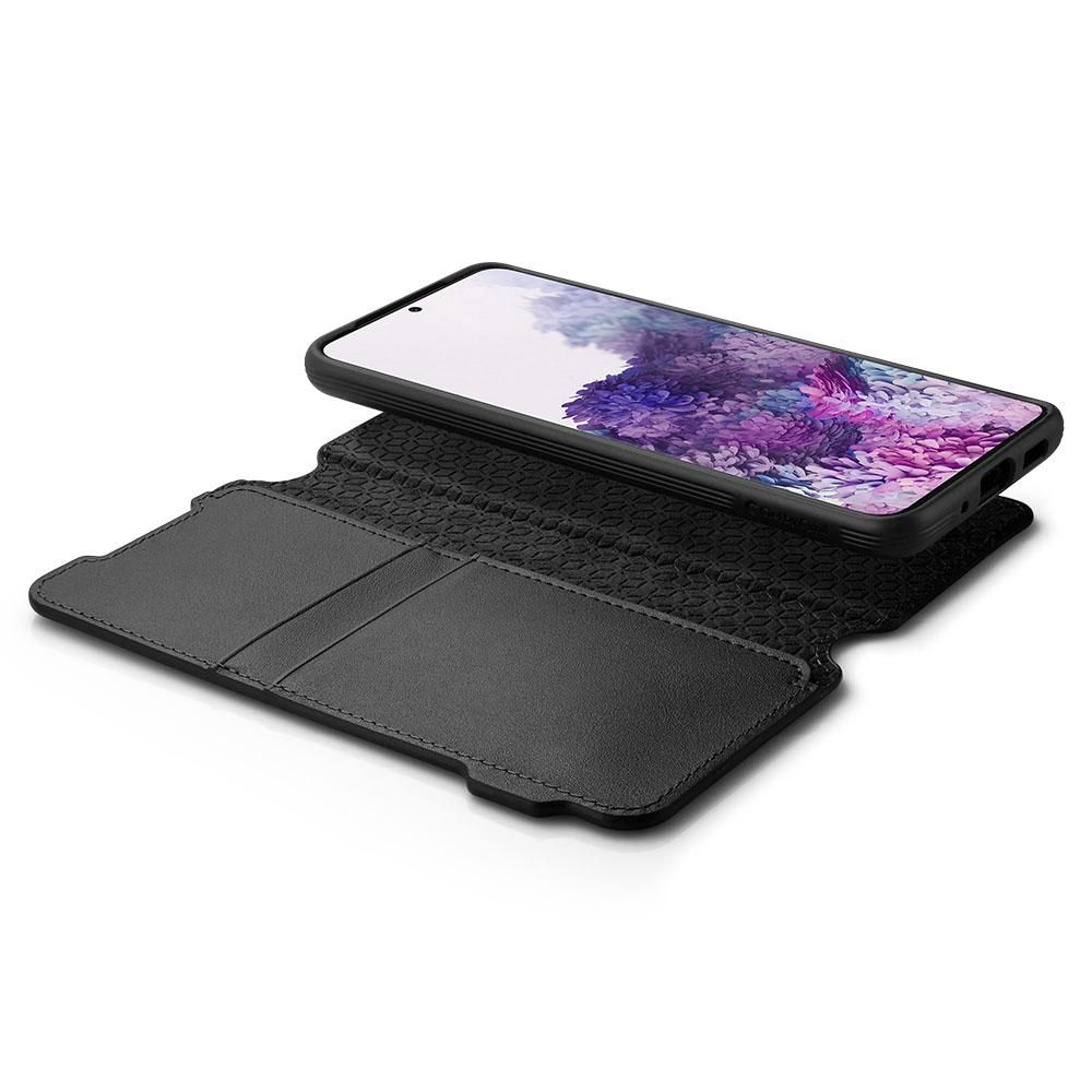 Spigen Ciel Wallet Brick Galaxy S20+ Plus Czarne Samsung Galaxy S20 Plus / 6