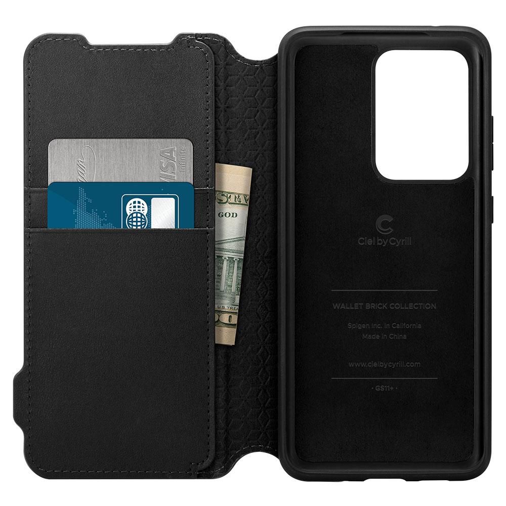 Spigen Ciel Wallet Brick Galaxy S20 Ultra Czarne Samsung S20 Ultra / 5