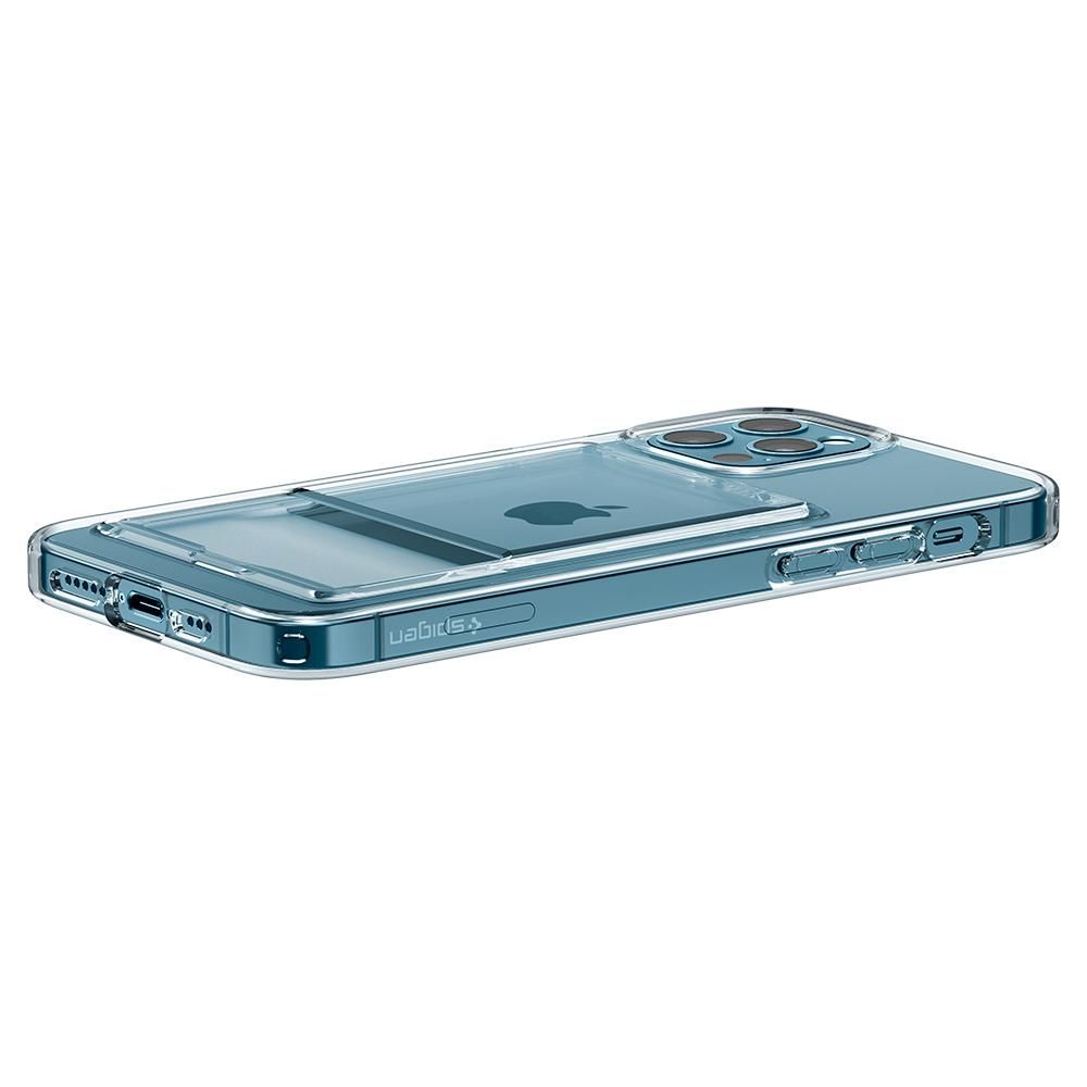 Spigen Crystal Slot Crystal przeźroczyste Apple iPhone 12 Pro / 8 Spigen Crystal Slot Crystal przeźroczyste Apple iPhone 12 Pro / 8