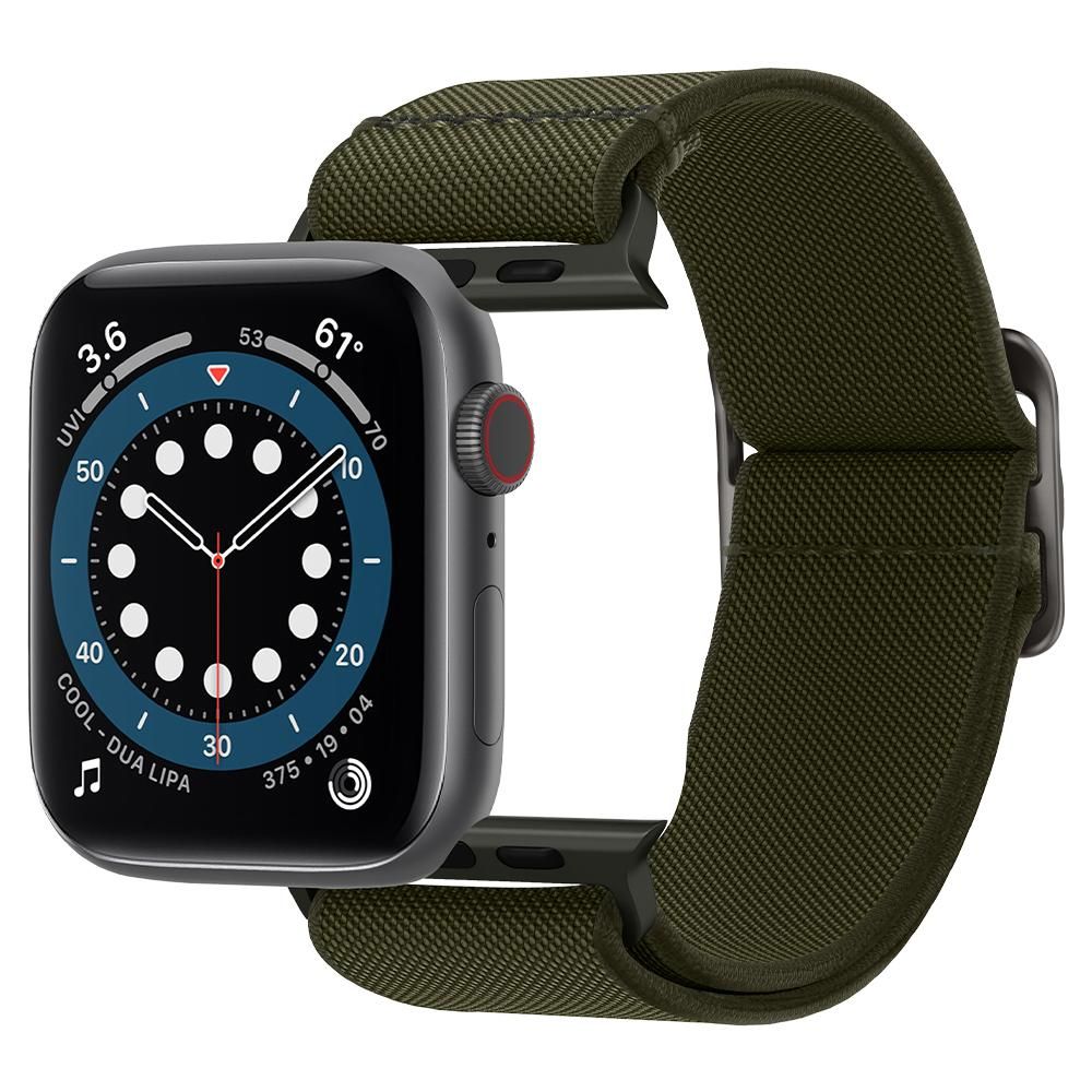 Spigen Fit Lite do Apple Watch 4 / 5 / 6 / 7 / SE 42 / 44 / 45 mm khaki