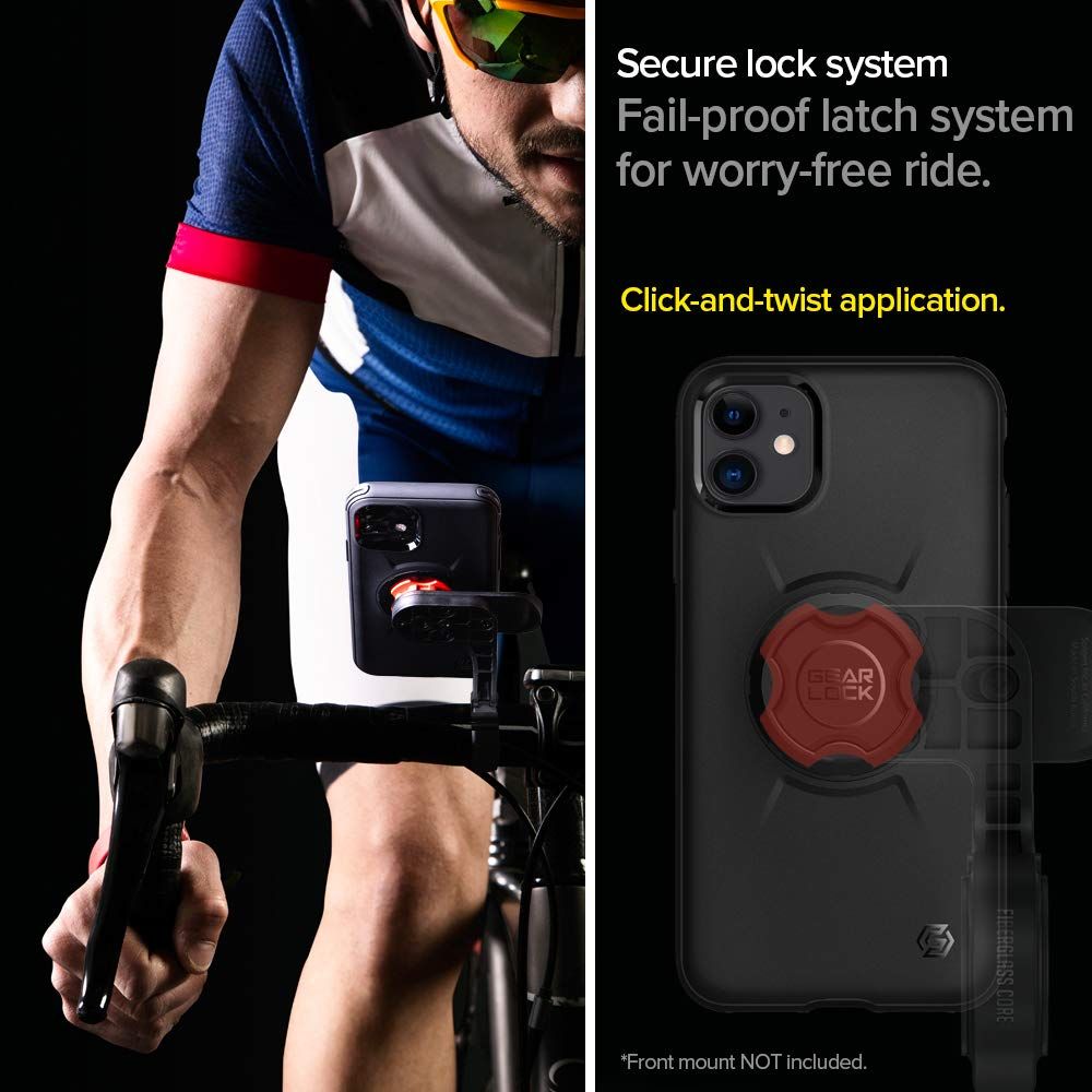 Spigen Gearlock Gcf112 Bike Mount Case Czarne Apple iPhone 11 / 3