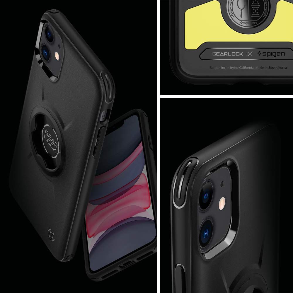 Spigen Gearlock Gcf112 Bike Mount Case Czarne Apple iPhone 11 / 5