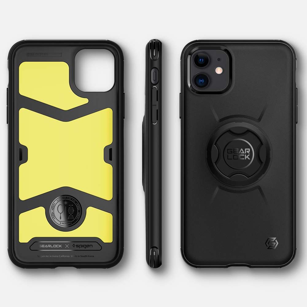 Spigen Gearlock Gcf112 Bike Mount Case Czarne Apple iPhone 11 / 6