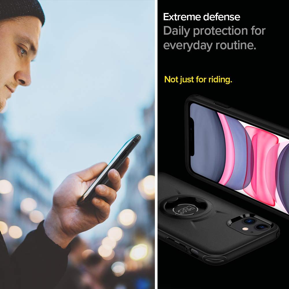Spigen Gearlock Gcf112 Bike Mount Case Czarne Apple iPhone 11 / 7