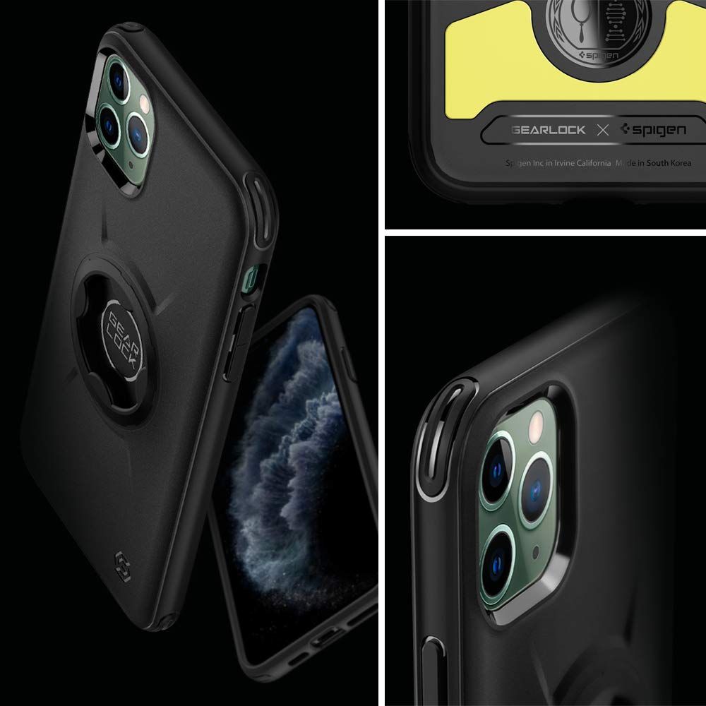 Spigen Gearlock Gcf113 Bike Mount Case Czarne Apple iPhone 11 Pro / 5 Spigen Gearlock Gcf113 Bike Mount Case Czarne Apple iPhone 11 Pro / 5