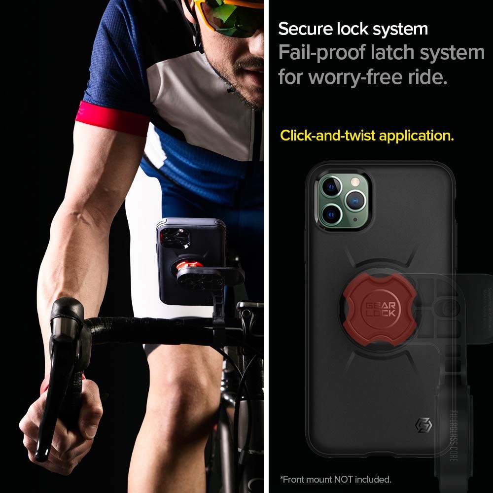 Spigen Gearlock Gcf113 Bike Mount Case Czarne Apple iPhone 11 Pro / 6