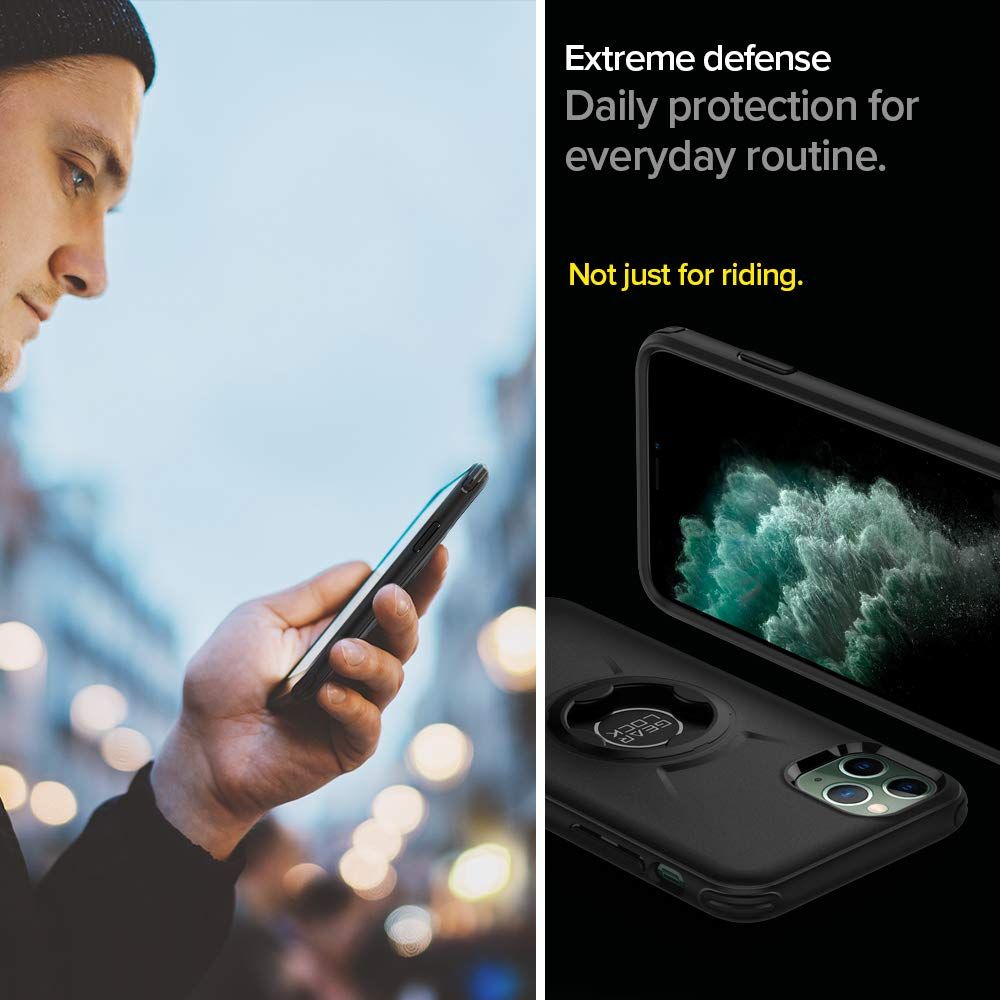 Spigen Gearlock Gcf113 Bike Mount Case Czarne Apple iPhone 11 Pro / 7 Spigen Gearlock Gcf113 Bike Mount Case Czarne Apple iPhone 11 Pro / 7