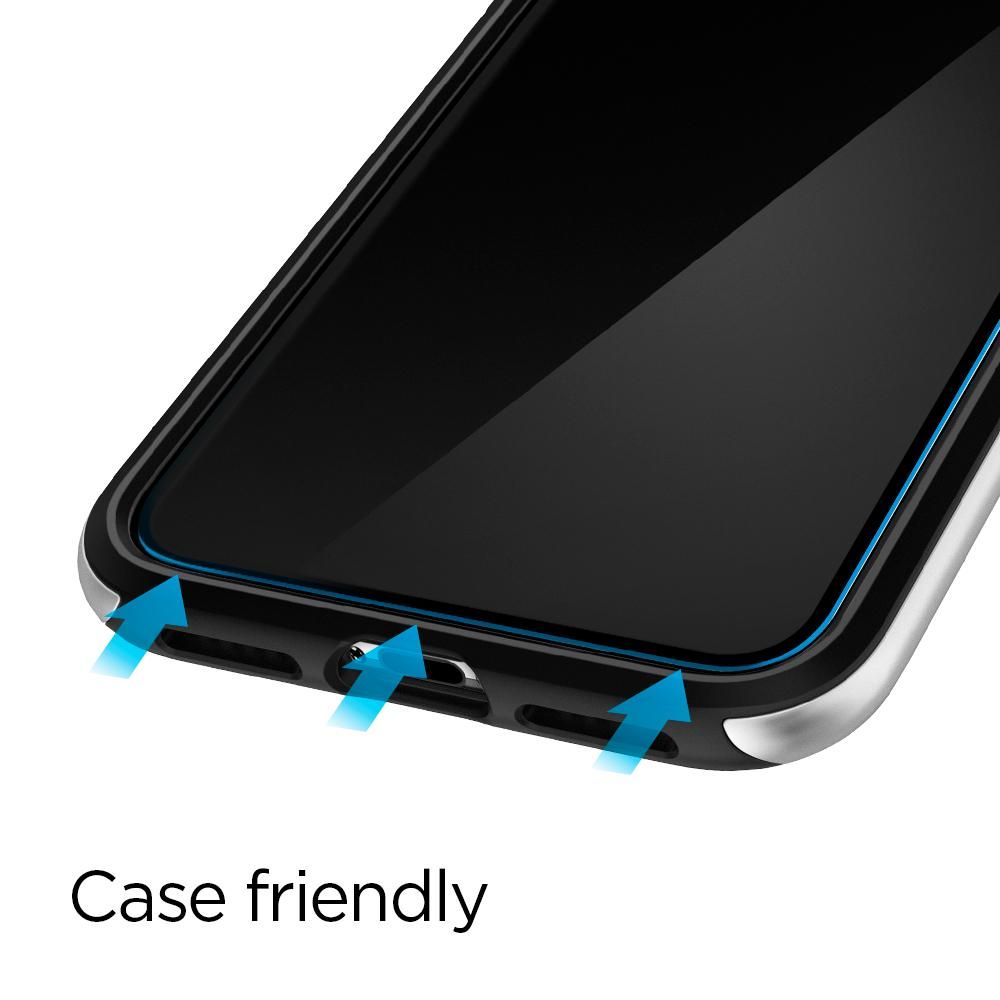 Spigen Glass FC 2-pack Czarne Apple iPhone 11 Pro / 6