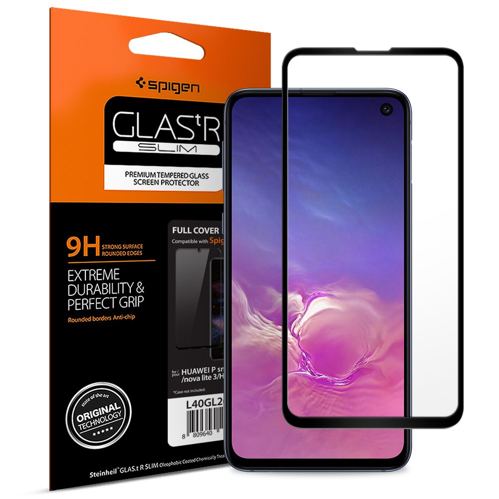 Spigen Glass FC Czarne Samsung Galaxy S10e