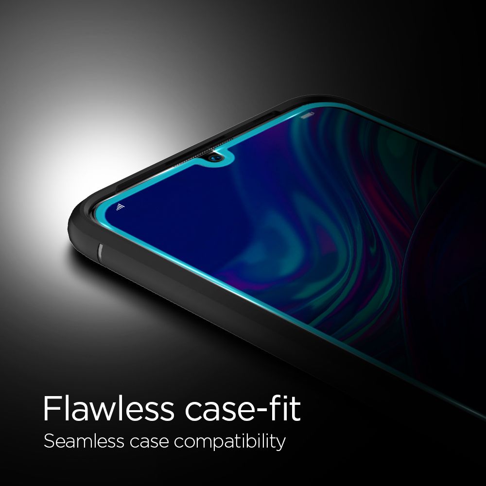 Spigen Glass FC Czarne Huawei P Smart 2019 / 5