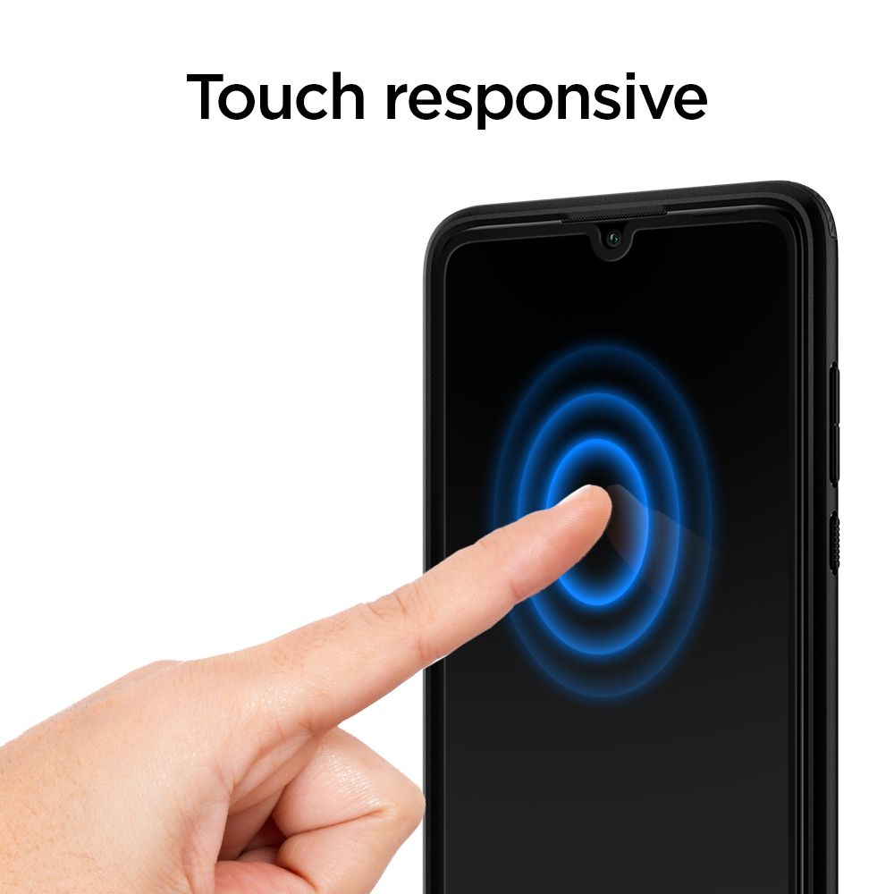 Spigen Glass FC Czarne Huawei P30 Lite / 3 Spigen Glass FC Czarne Huawei P30 Lite / 3