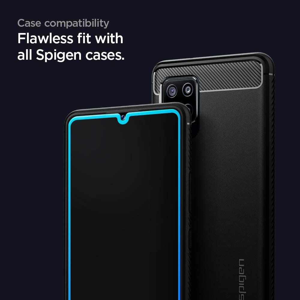 Spigen Glass FC czarne Samsung Galaxy A42 5G / 2