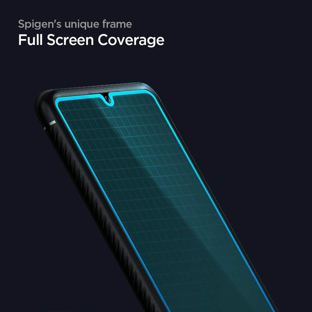 Spigen Glass FC czarne Samsung Galaxy A42 5G / 5