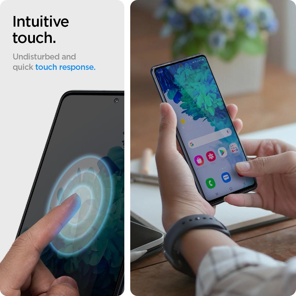 Spigen Glass FC Czarne Samsung Galaxy S20 FE / 2