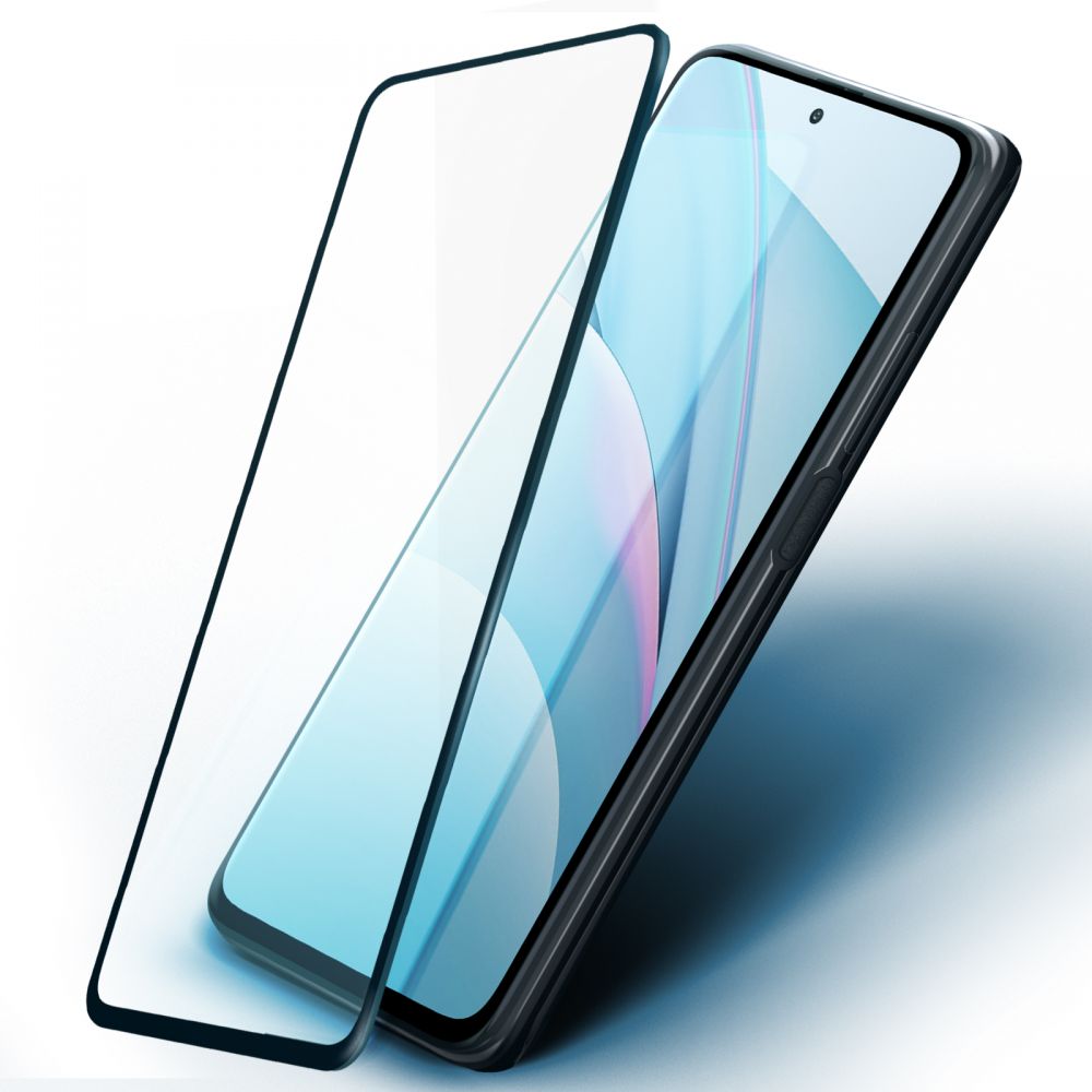 Spigen Glass FC czarne Xiaomi Mi 10T Lite / 7