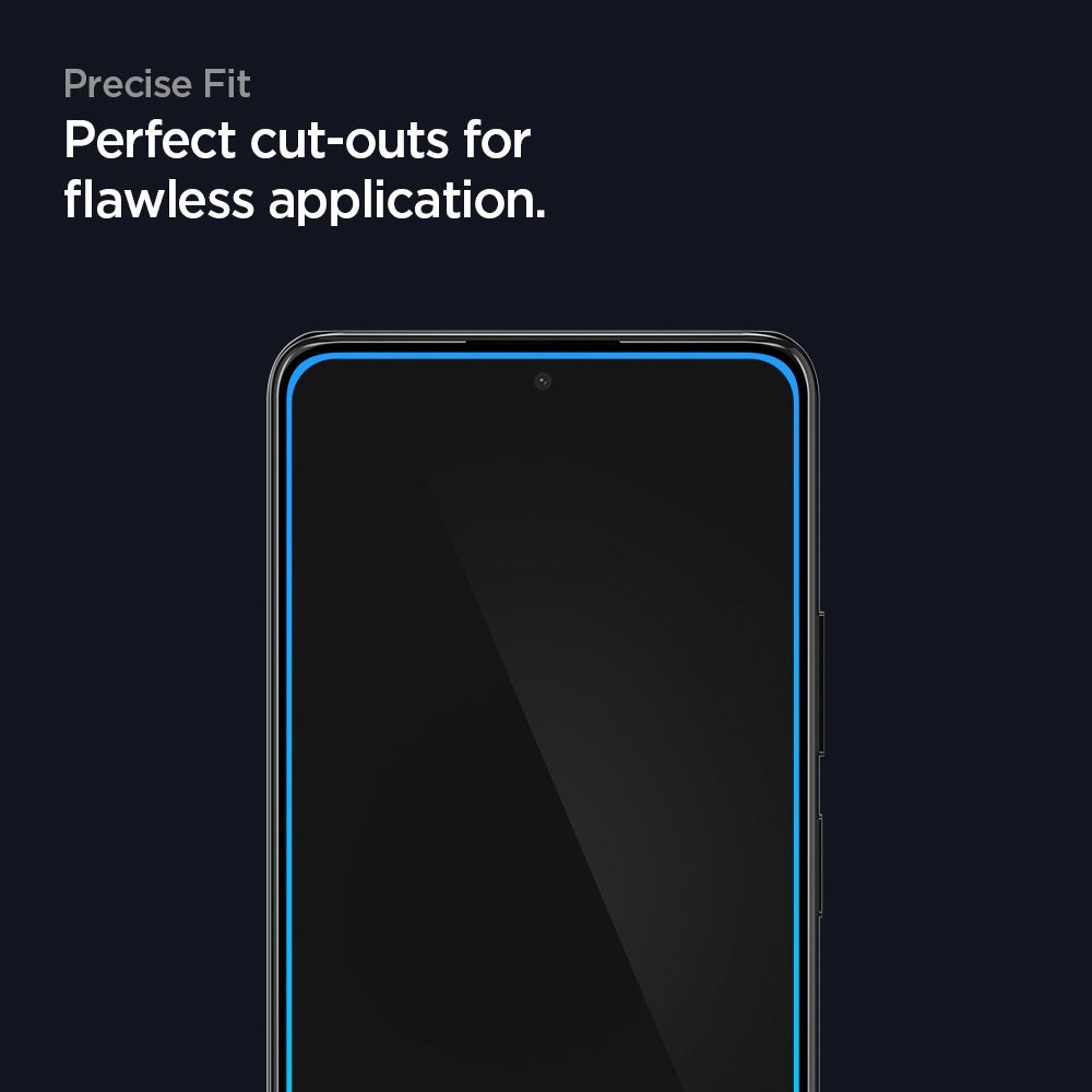 Spigen Glass FC czarne Xiaomi Redmi Note 10 Pro / 3