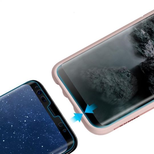 Spigen Glas.tr Case Friendly Czarne Samsung Galaxy S9 / 3