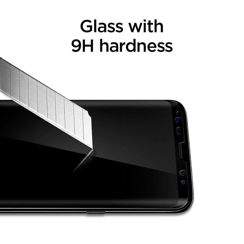 Spigen Glas.tr Case Friendly Czarne Samsung Galaxy S8 / 5