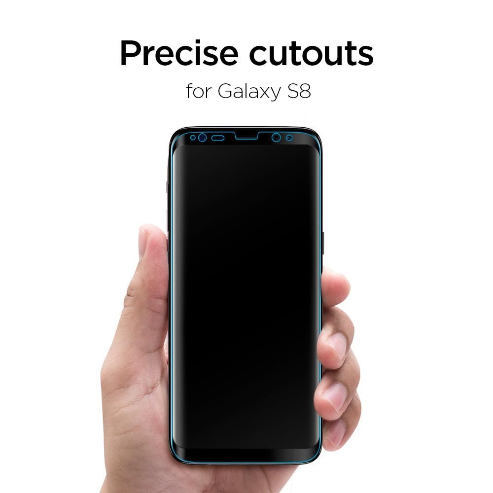 Spigen Glas.tr Case Friendly Czarne Samsung Galaxy S8 / 6