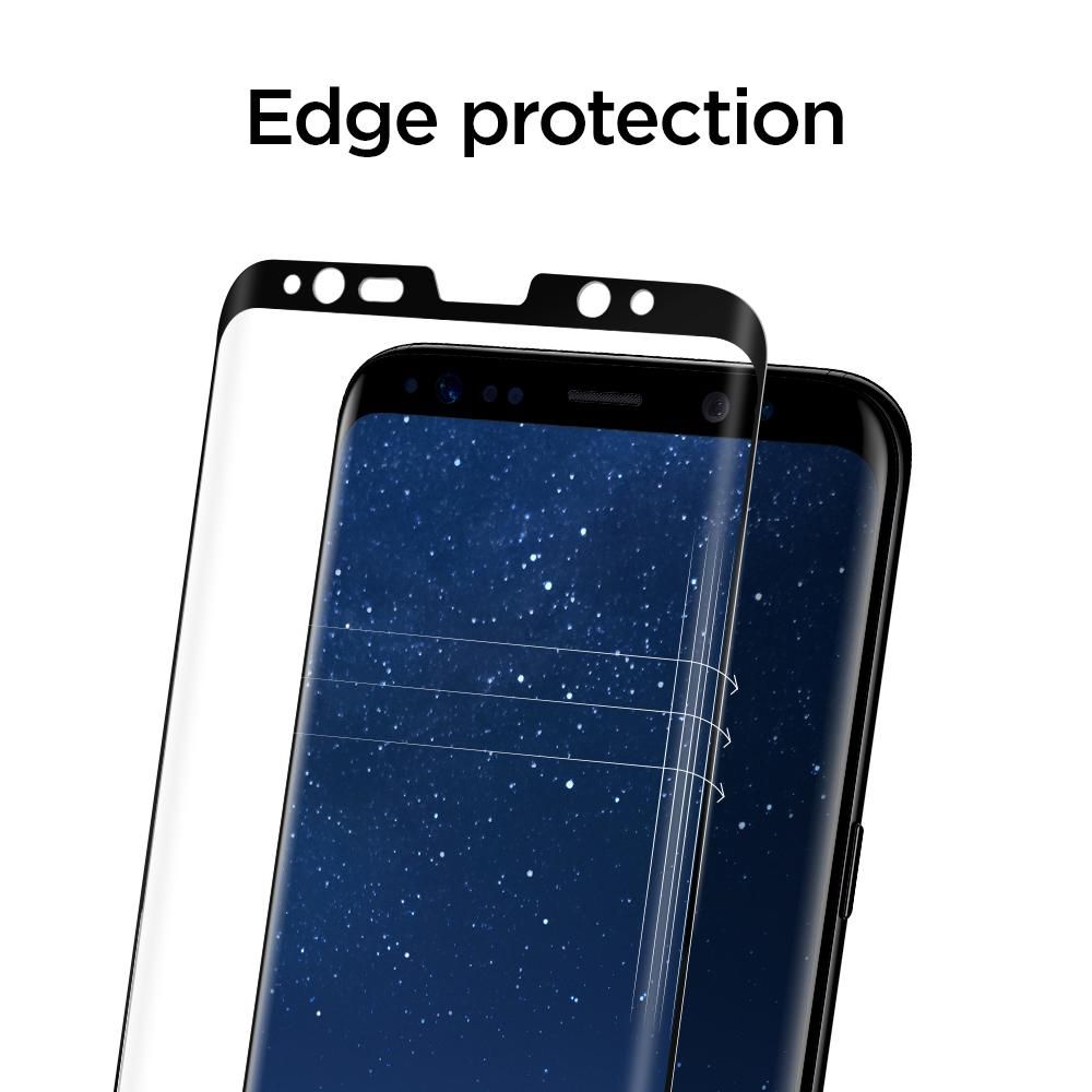 Spigen Glas.tr Case Friendly Czarne Samsung Galaxy S8 / 7