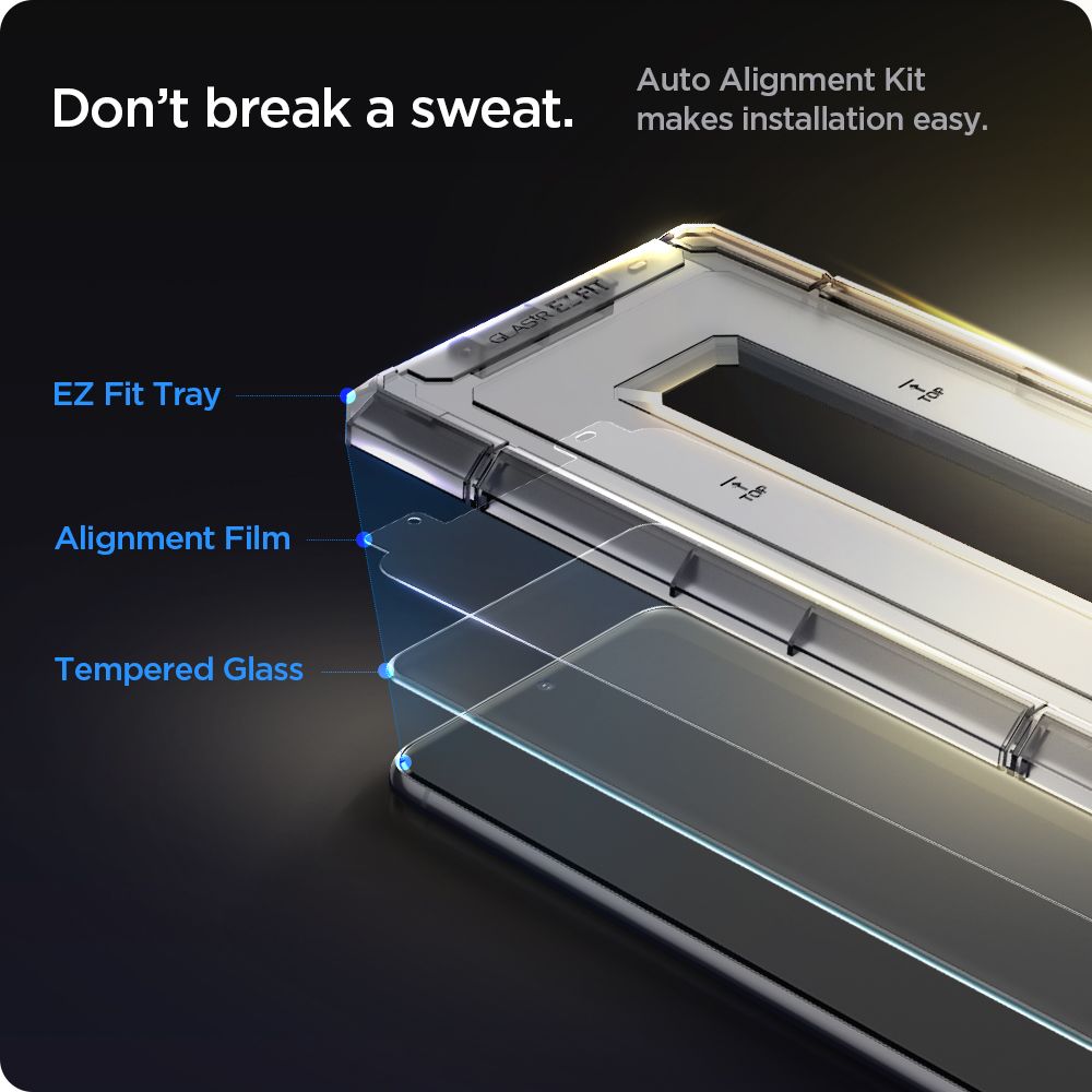 Spigen Glas.tr Ez Fit 2- Pack Samsung s21 Plus / 2