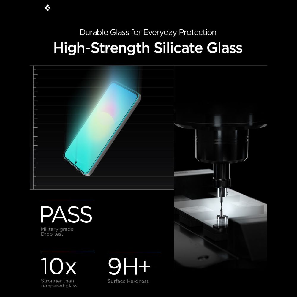 Spigen Glas.tr Ez Fit Pro 2-pack prze�roczyste Samsung Galaxy A27 5G / 6