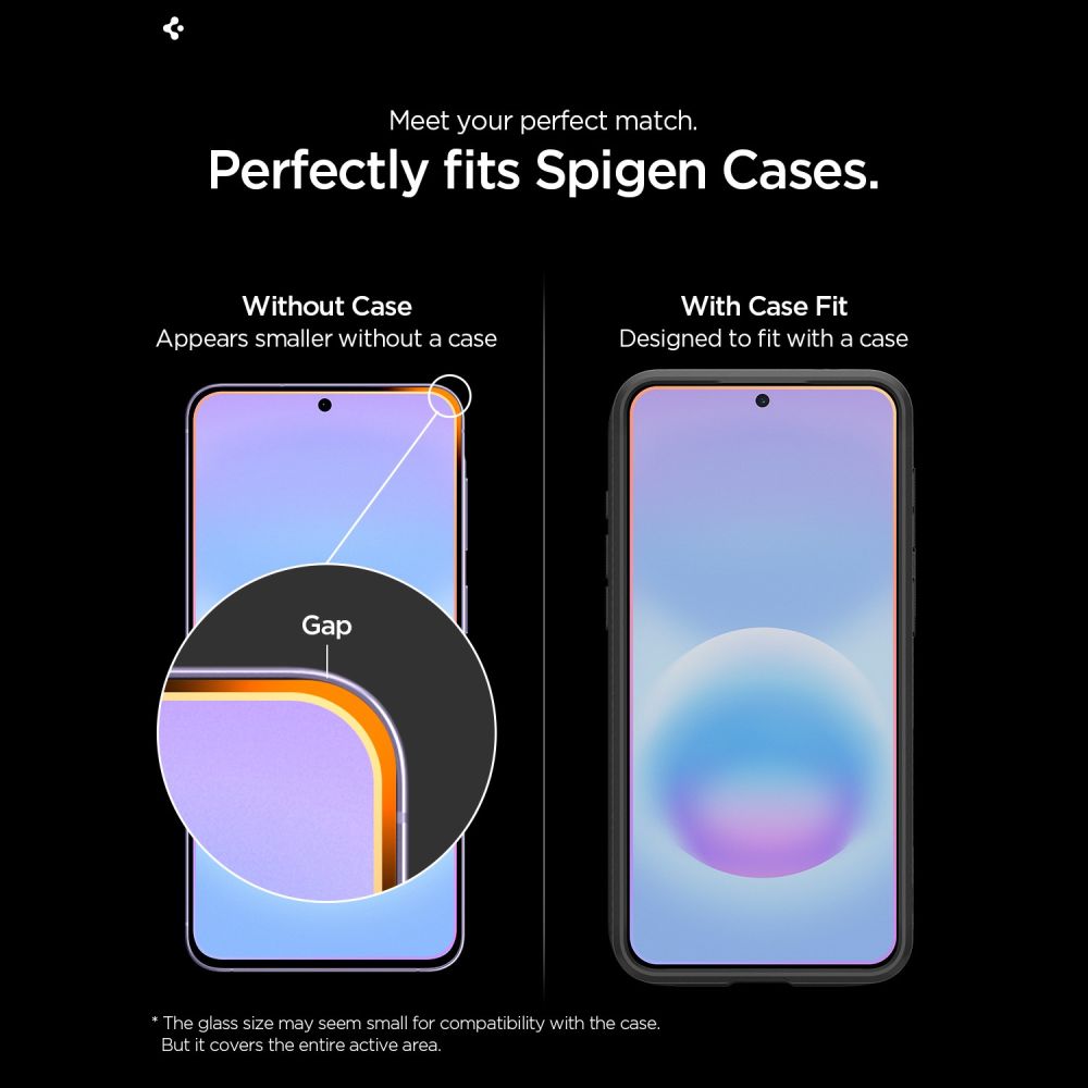 Spigen Glas.tr Fit Pro prze�roczyste 2-pack Samsung Galaxy A57 5G / 8