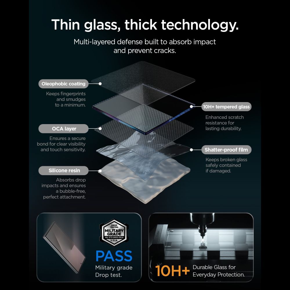 Spigen Glas.tr Fit Pro prze�roczyste 2-pack Samsung Galaxy S26 FE / 7