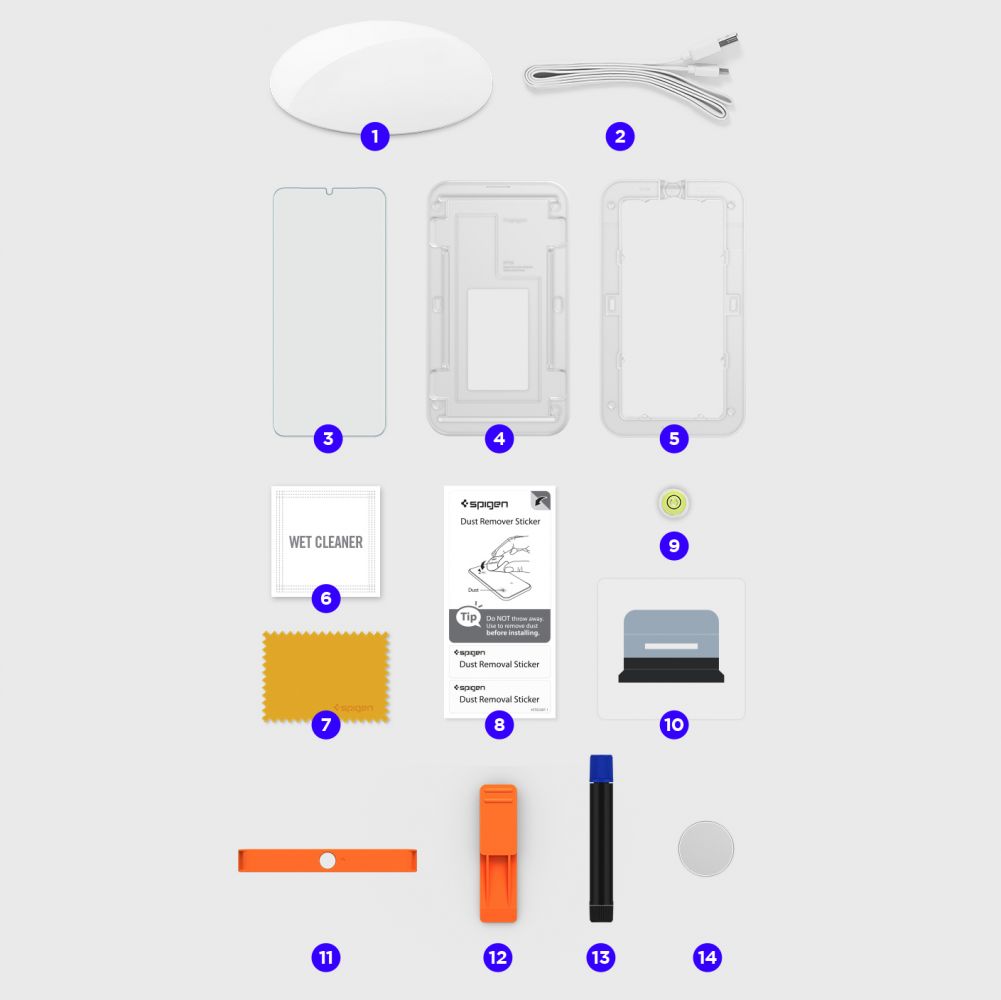 Spigen Glas.tr Platinum Samsung s21 Ultra / 5 Spigen Glas.tr Platinum Samsung s21 Ultra / 5