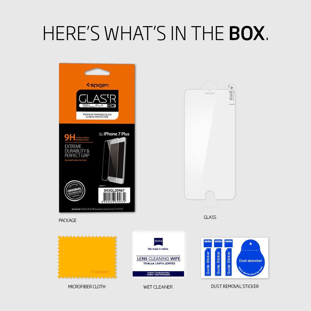Spigen Glas.tr Slim  Apple iPhone 7 Plus / 8