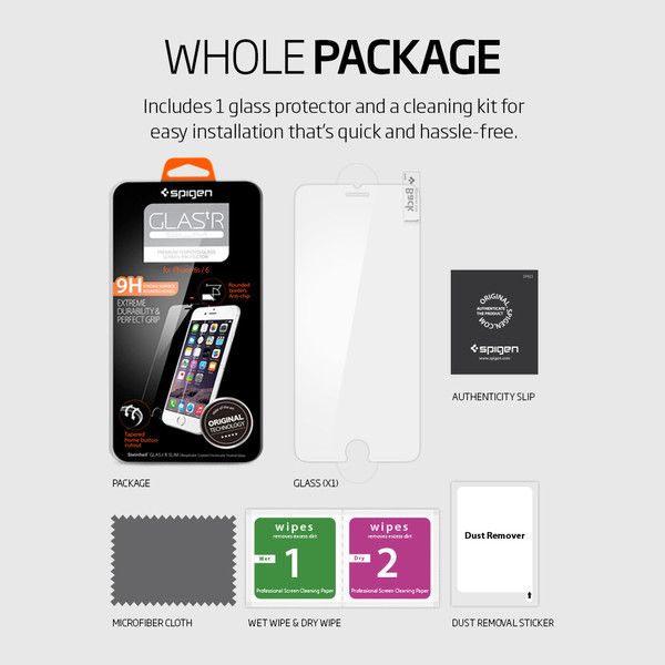 Spigen Glas.tr Slim Apple iPhone 6 / 10