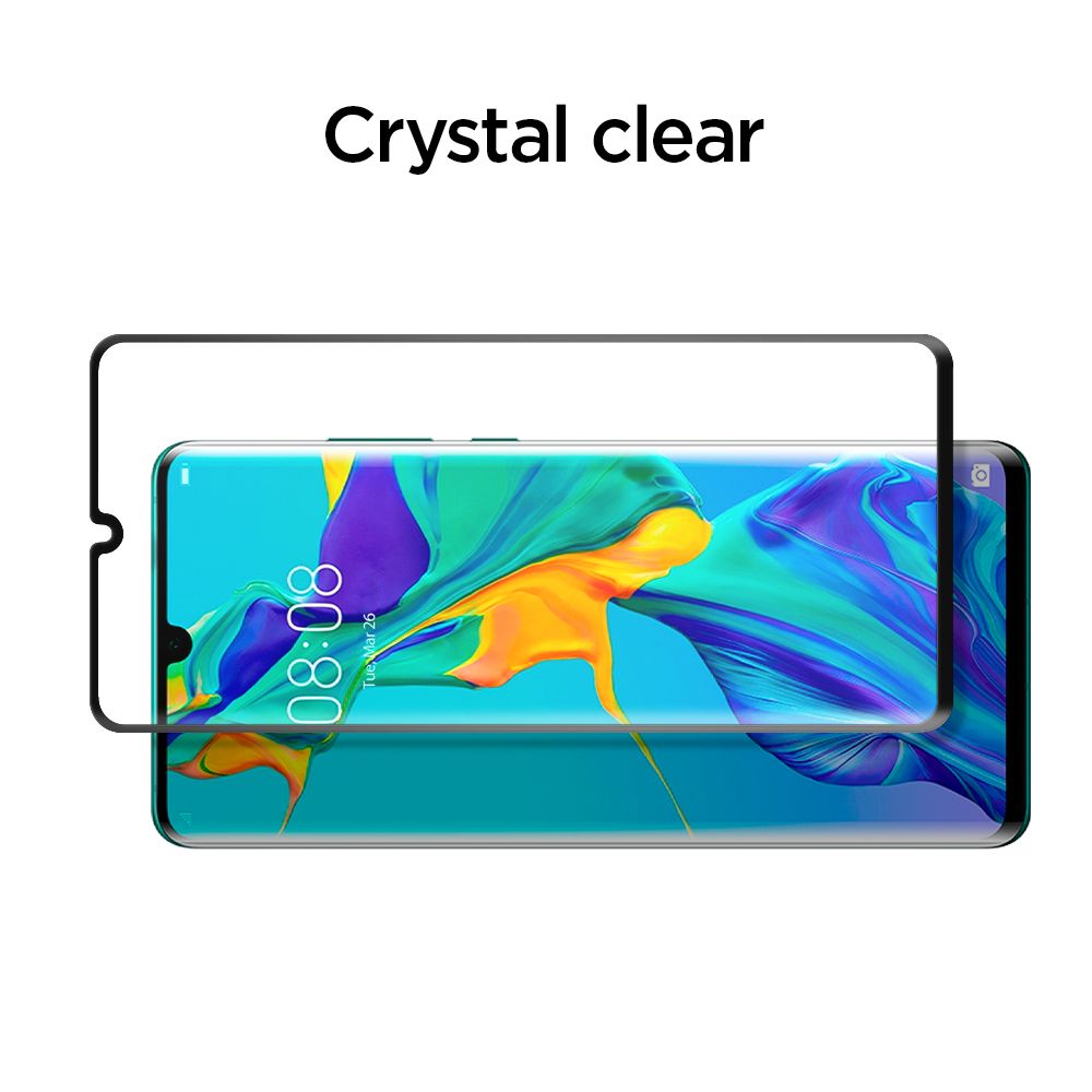 Spigen Glas.tr Slim Czarne Huawei P30 Pro / 4 Spigen Glas.tr Slim Czarne Huawei P30 Pro / 4