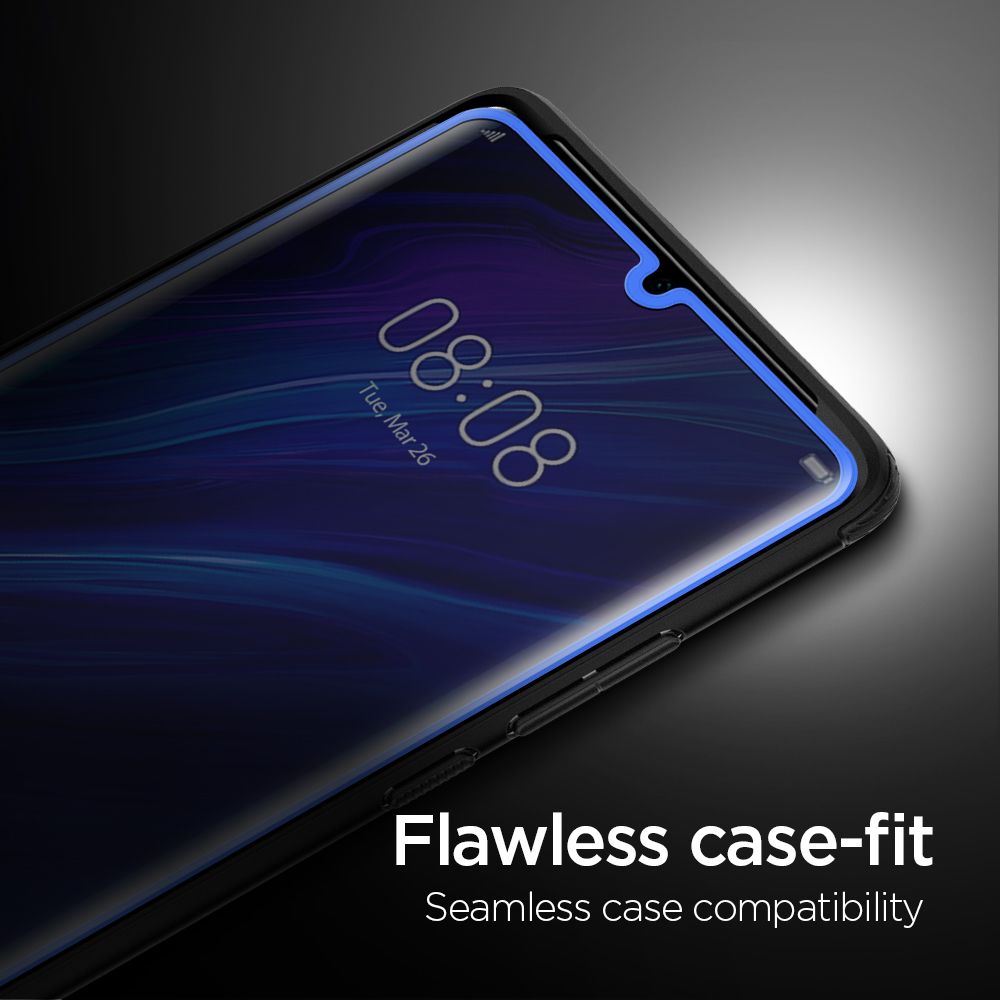 Spigen Glas.tr Slim Czarne Huawei P30 Pro / 5 Spigen Glas.tr Slim Czarne Huawei P30 Pro / 5