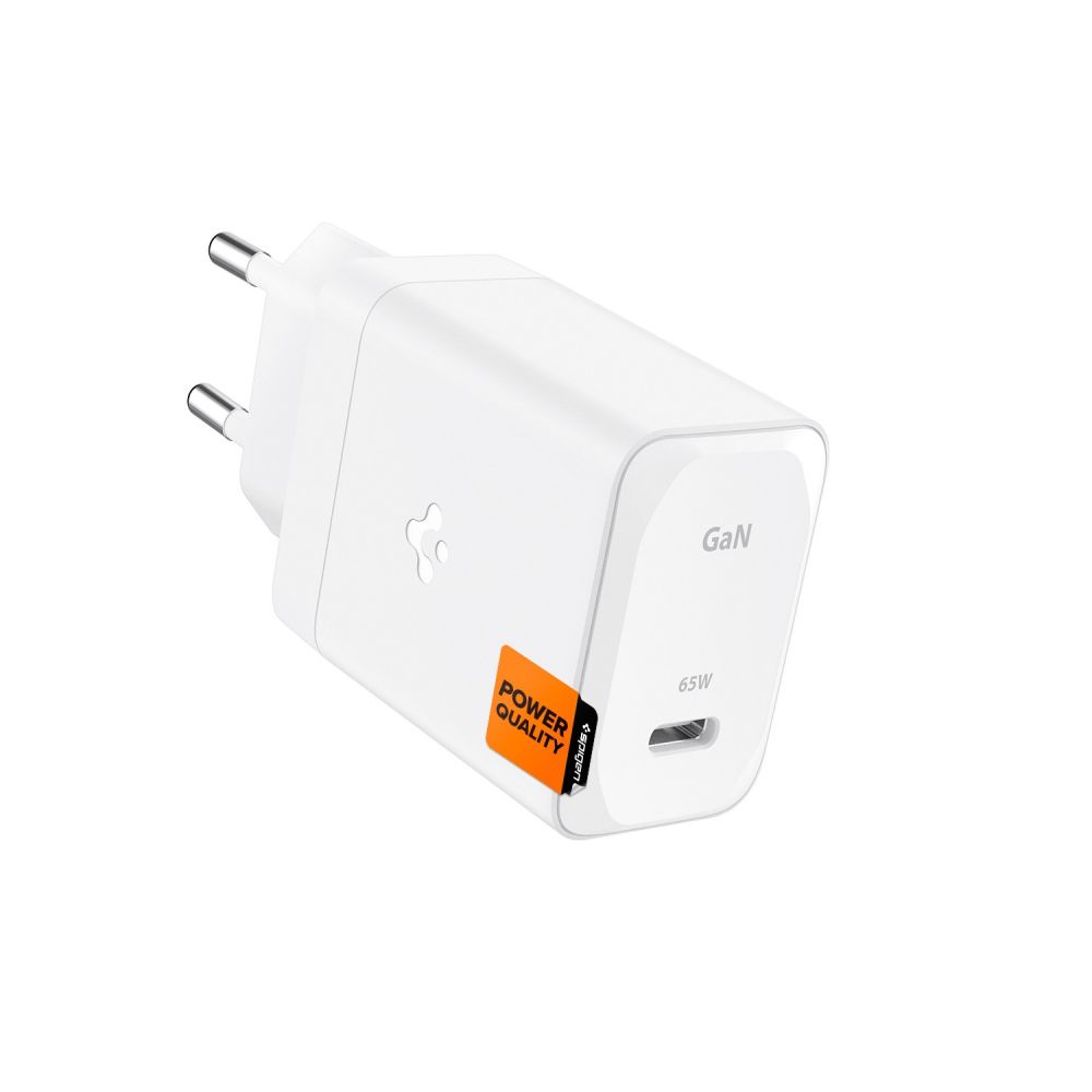 Spigen �adowarka sieciowa ArcStation Pro GaN-651 1-Port 65W + Kabel Type-C Bia�a / 2
