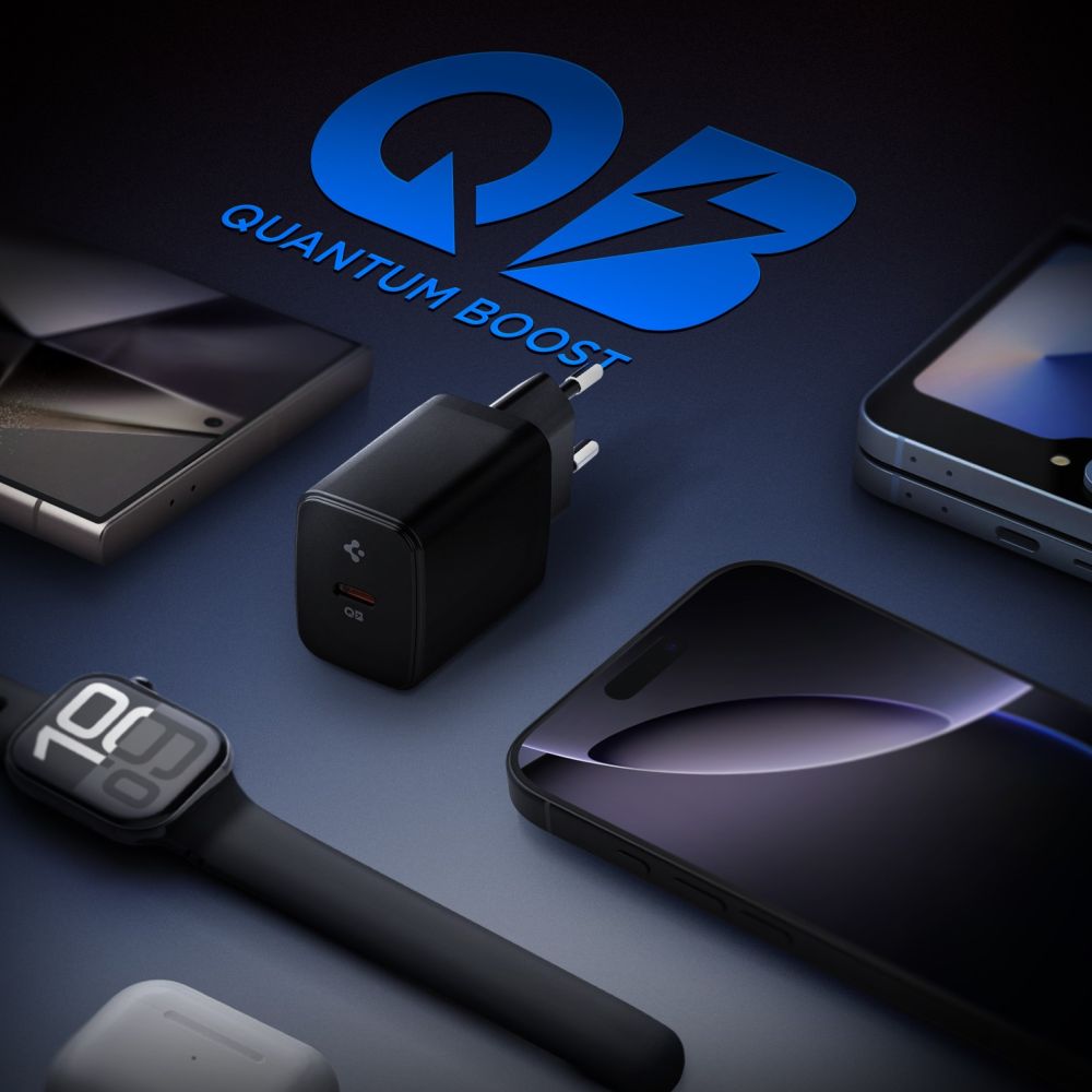 Spigen �adowarka sieciowa Essential EE201EU 1-Port 20W Czarna / 4