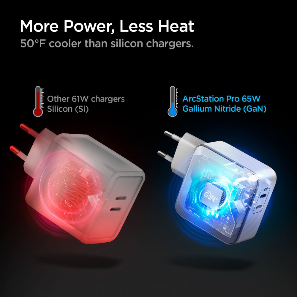 Spigen �adowarka sieciowa PE2007EU PowerArc 2-Port Network Charger PD60W / QC3.0 bia�a / 6