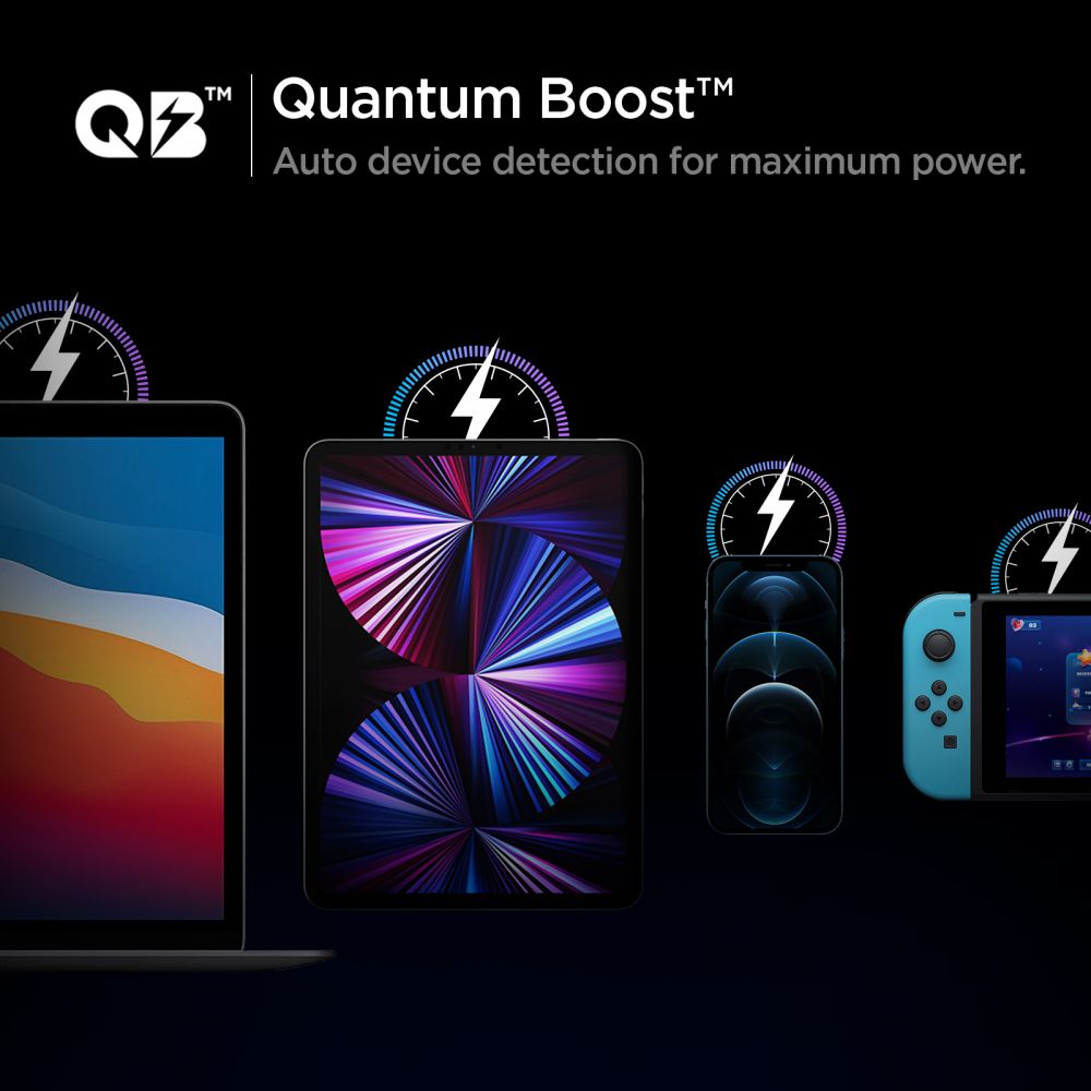 Spigen �adowarka sieciowa PE2007EU PowerArc 2-Port Network Charger PD60W / QC3.0 bia�a / 7