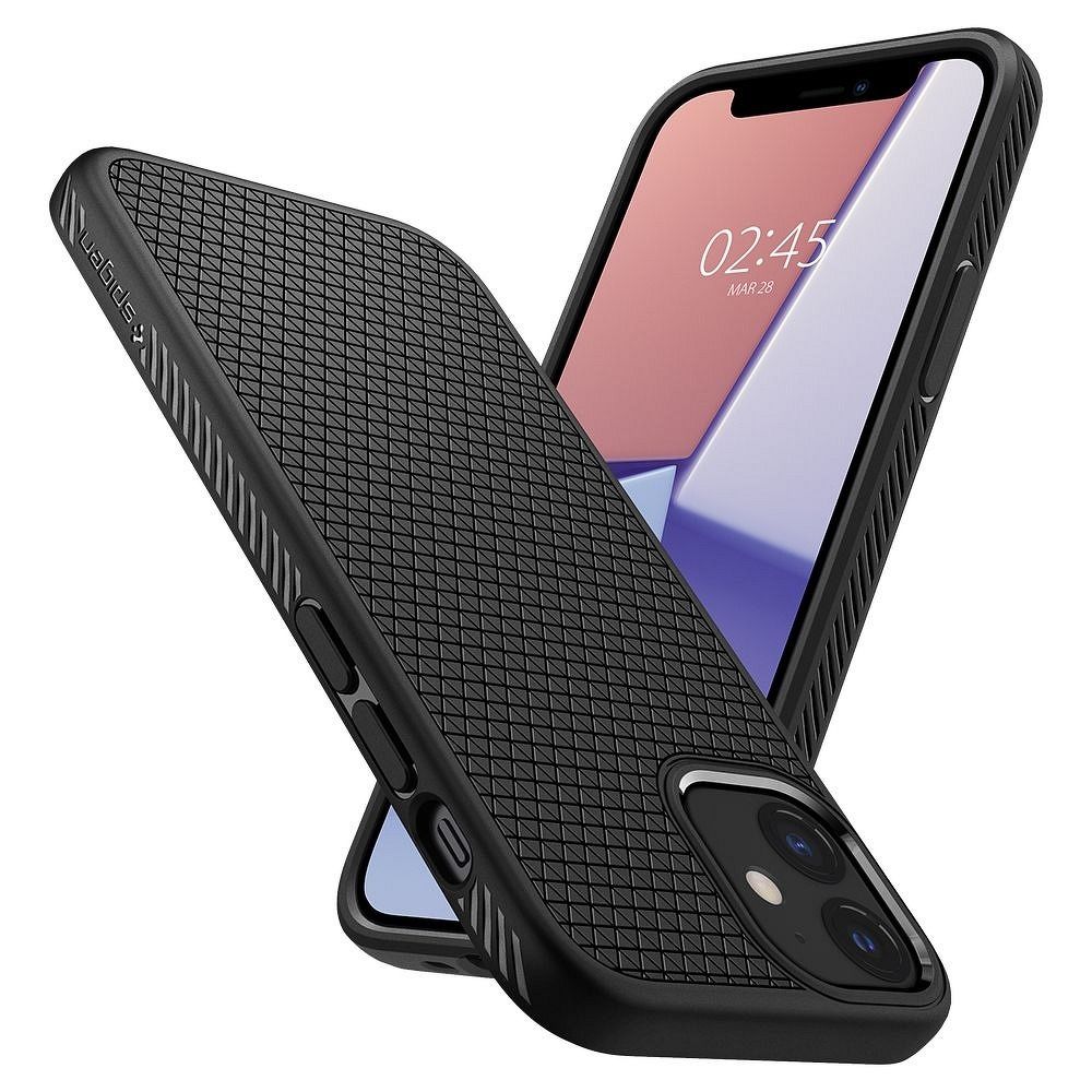 Spigen Liquid Air black Apple iPhone 12 Mini / 8