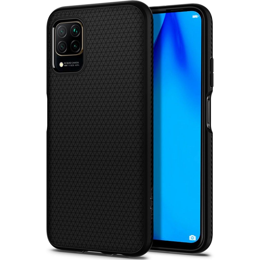 Spigen Liquid Air Czarne Huawei P40 Lite Spigen Liquid Air Czarne Huawei P40 Lite