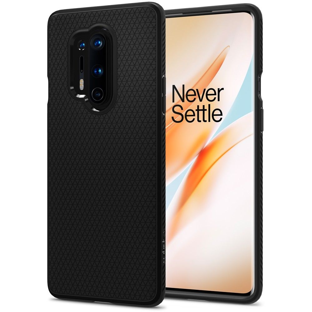 Spigen Liquid Air Czarne OnePlus 8 Pro