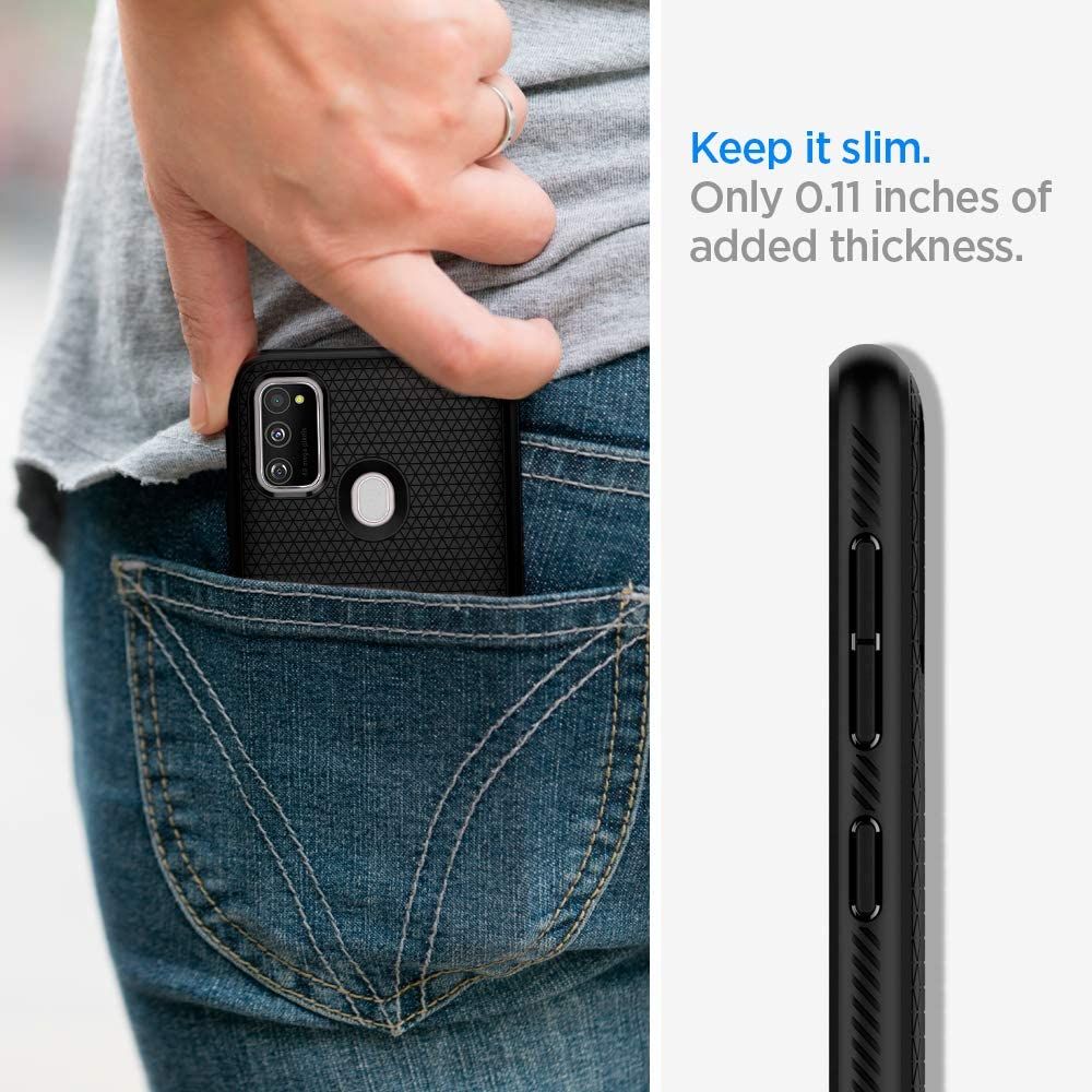 Spigen Liquid Air Galaxy M21 Czarne Samsung Galaxy M21 / 7