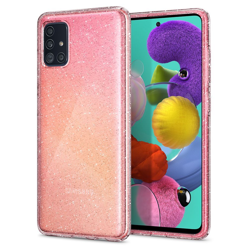 Spigen Liquid Crystal Glitter Prze�roczyste Samsung Galaxy A71