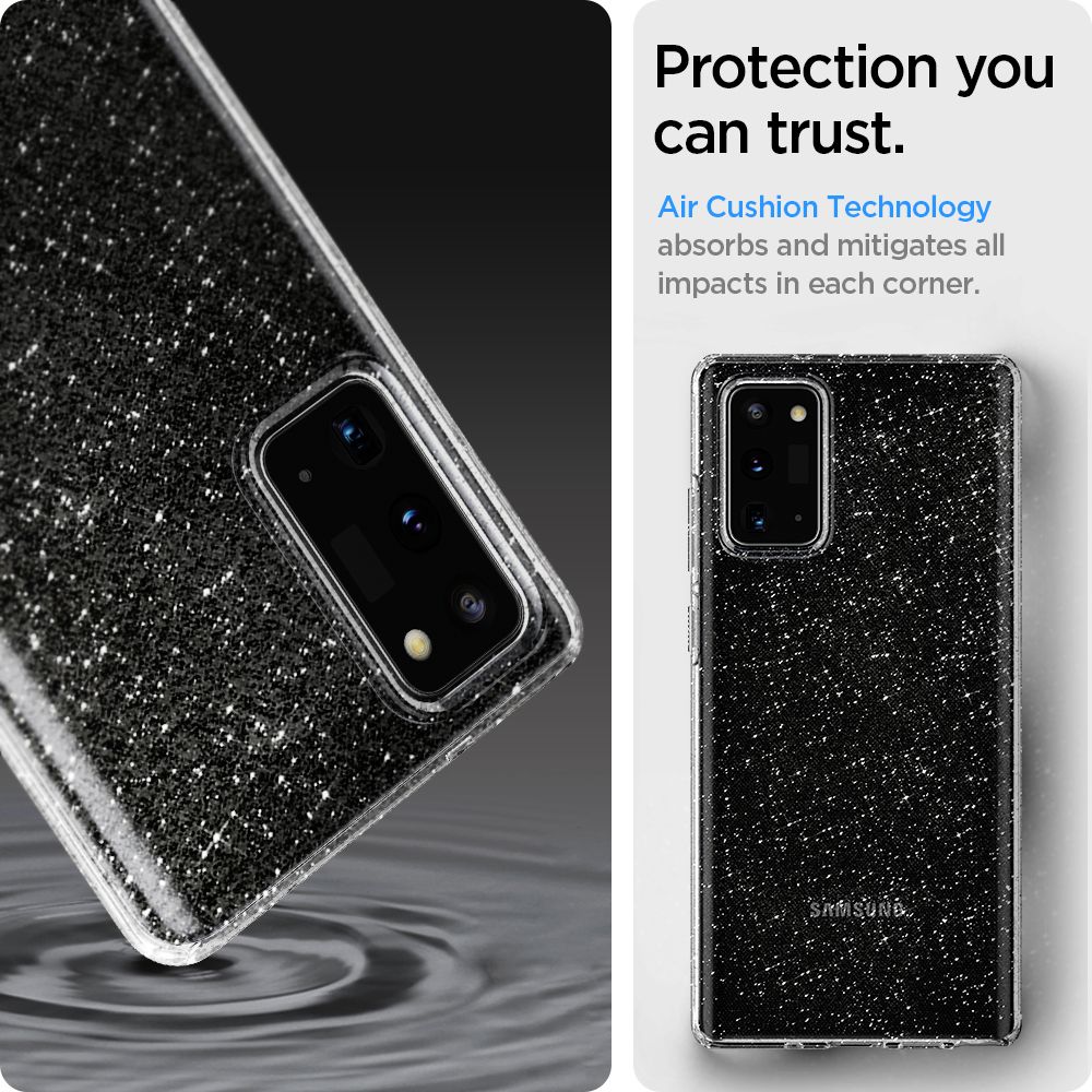 Spigen Liquid Crystal Glitter Prze�roczyste Samsung Galaxy Note 20 / 12