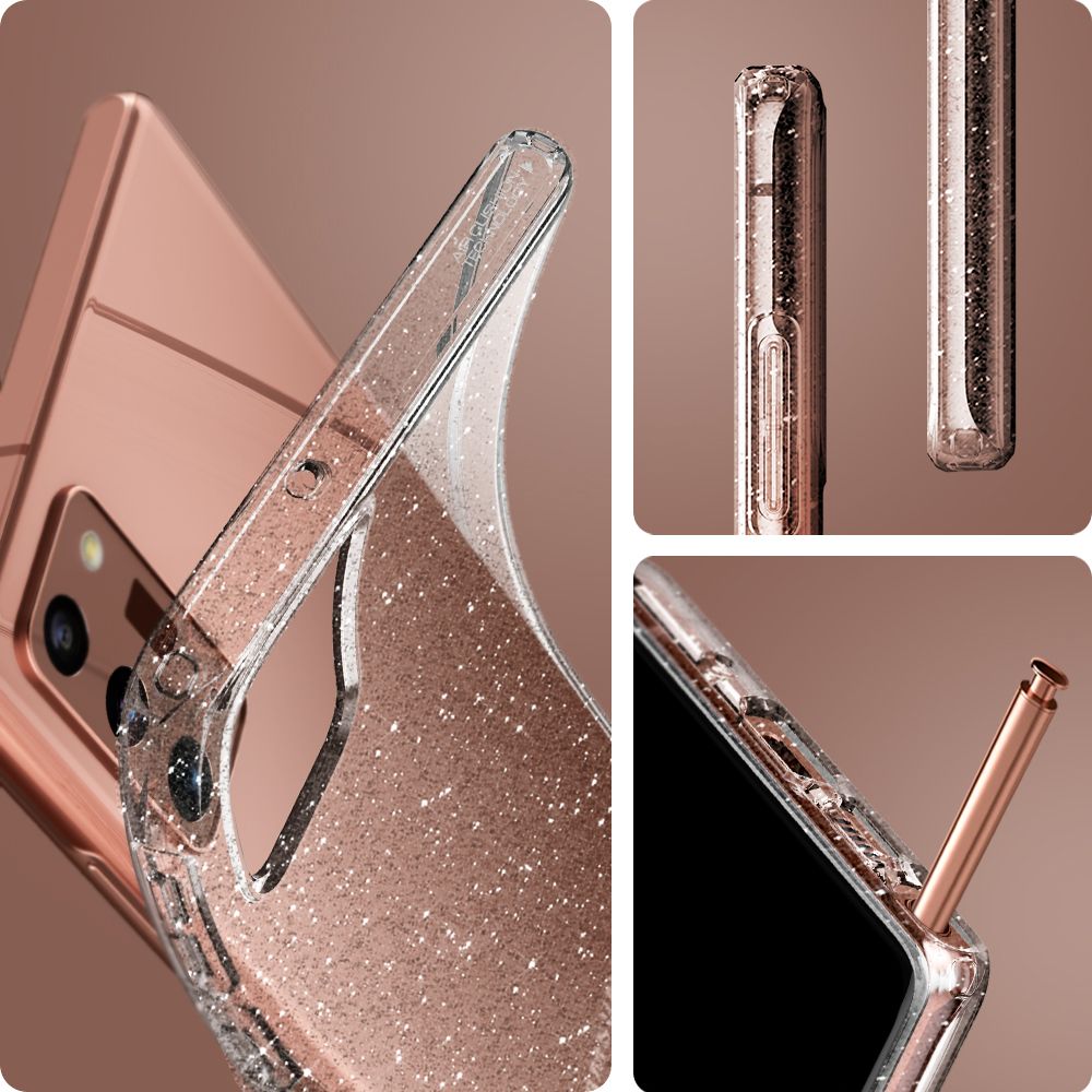 Spigen Liquid Crystal Glitter Przeroczyste Samsung Galaxy Note 20 / 6