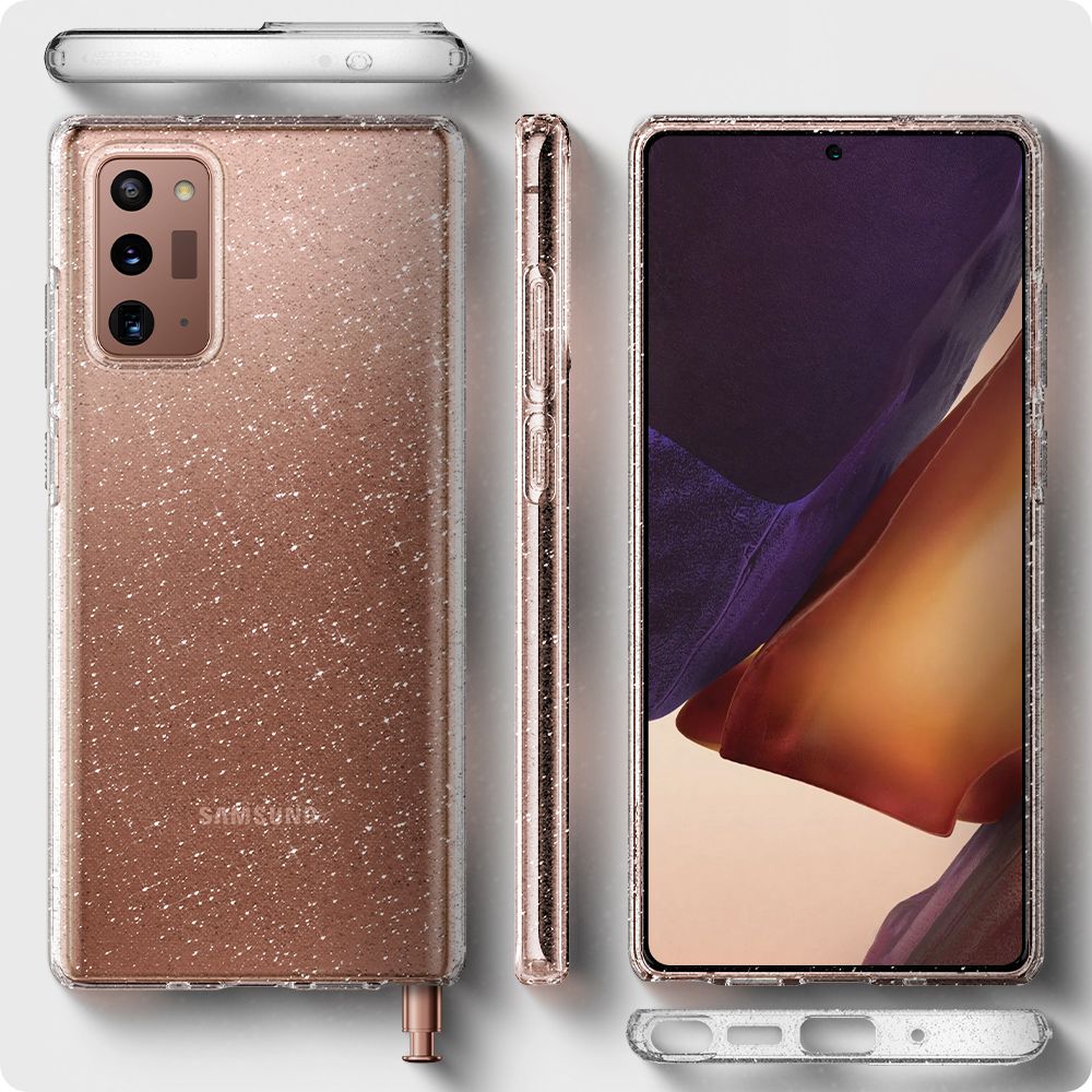 Spigen Liquid Crystal Glitter Przeroczyste Samsung Galaxy Note 20 / 9