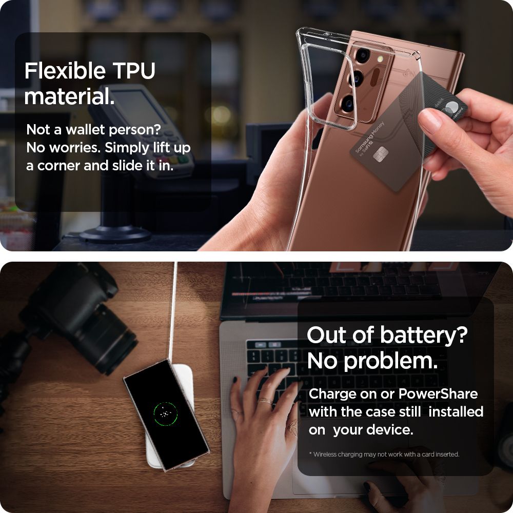 Spigen Liquid Crystal Przeźroczyste Samsung Galaxy Note 20 Ultra / 11 Spigen Liquid Crystal Przeźroczyste Samsung Galaxy Note 20 Ultra / 11