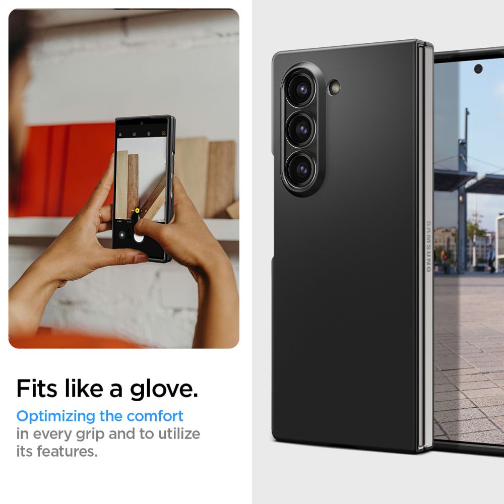 Spigen nak�adka AirSkin czarny Samsung Galaxy Z Fold 6 / 12