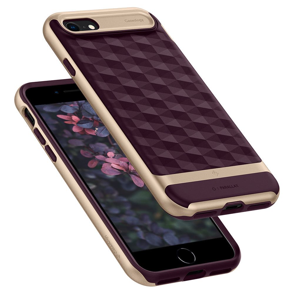 Spigen nakadka Caseology Parallax burgundy Apple iPhone SE 2022 / 2