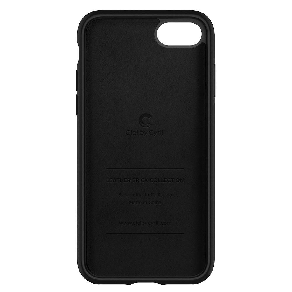 Spigen nakadka Ciel Leather Brick czarna Apple iPhone SE 2020 / 2